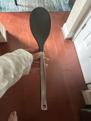 Stainless Steel and Nylon Solid Spoon Dark Gray - Figmint™