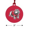 GardnerWebb University Primary Logo Aluminum Holiday Christmas Tree Ornament  3.0" (7.6 cm) x 3.37" (8.6 cm) - 3 of 4