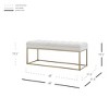 New Pacific Direct Darius KD Fabric Bench - 4 of 4