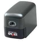 School Smart Electric Pencil Sharpener, For Classroom, Home, and Office Use, Black