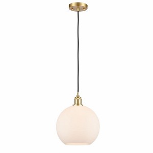 Athens - 1 Light Cord Hung Mini Pendant In Industrial Style-13 Inches Tall and 10 Inches Wide - 1 of 1