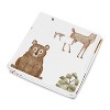Sweet Jojo Designs Boy Girl Gender Neutral Unisex Fabric Storage Toy Bin Watercolor Woodland Forest Animals Orange Green and Brown - 4 of 4