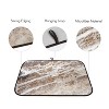 LunaLulinlk 24" x 18" Dish Drying Mat Set of 2 Microfiber Dish Drainer/Rack Pads with Hanging Loop Brown Marble - 4 of 4