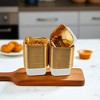 Unique Bargains Square Shape Disposable Baking Cups Aluminum Foil 3.35"x3.35"x1.38" 50 Pcs - 2 of 4