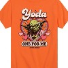 Boys' - Star Wars - Valentine Yoda One For Me Short Sleeve Graphic T-Shirt - 2 of 4