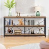 Kumasinova 55.12 Inch Console Table with 3-Tier Storage Shelves,Industrial Entryway Table for Hallway,Living Room & Entryway - 2 of 4