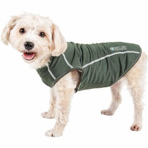 Pet Life (R) Active 'Racerbark' 4-Way Stretch Performance Active Dog Tank Top T-Shirt - 1 of 4