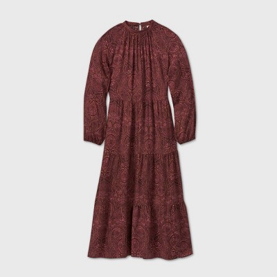 long sleeve maxi dress target