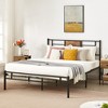 VECELO Twin/Full/Queen Platform Bed Frame with Steel Slat Support, Heavy Duty Bed Frame with Headboard, No Box Spring Needed/Easy Assembly - 4 of 4