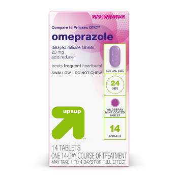Omeprazole Acid Reducer Tablets - Wild Berry - 14ct - up & up™