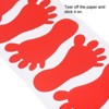 Unique Bargains PVC Waterproof Decal Self-Adhesive Wall Footprint Sticker 9 Pair - 4 of 4