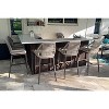 PURPLE LEAF Patio Sunbrella Bar Stools Set of 2 Handwoven Wicker Bar Height Stool Modern Aluminum Outdoor Wicker Barstools with Back and Cushion - 2 of 4