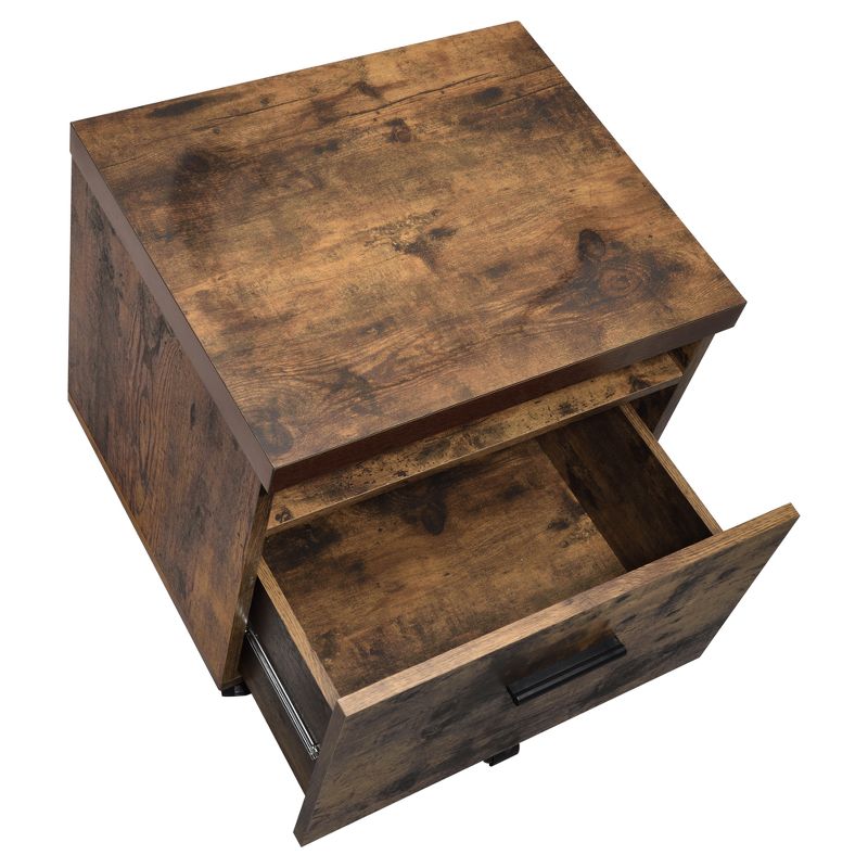 1 Drawer File Cabinet Oak - Acme Furniture, 5 of 7