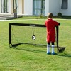 72"×35.8" Soccer Goal with Target, Portable Football Net for Backyard Training, Durable Frame & Net for Shooting Practice - 4 of 4