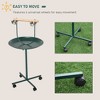 PawHut 48" Rolling T-Stand Bird Training Activity Playground With Perch - 4 of 4