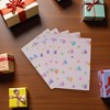 Unique Bargains Gift Wrap Paper White Kraft 27.56" x 19.69" 5Pcs - 2 of 4