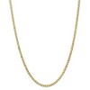 Black Bow Jewelry 3.35mm, 10k Yellow Gold Hollow Curb Chain Necklace - 3 of 4