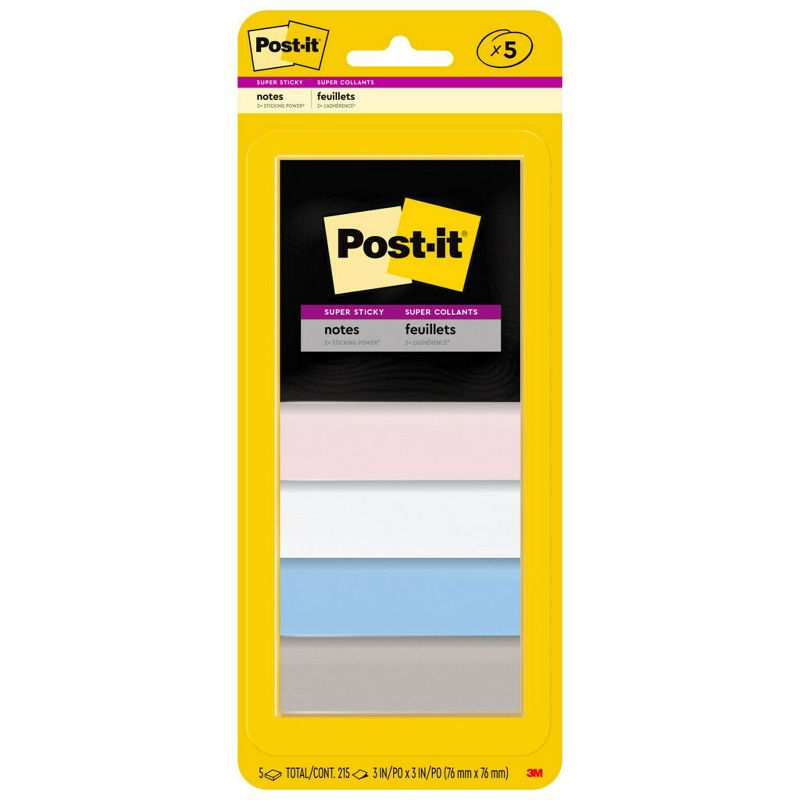 Post-it Notes 5pk Waterfall Simply Serene, 1 of 5