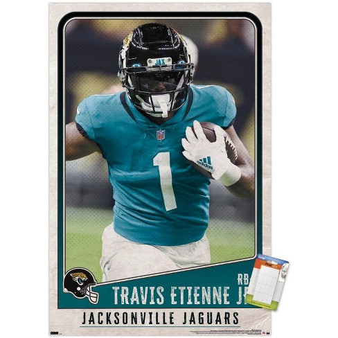 Trends International Nfl Jacksonville Jaguars - Travis Etienne Jr. 22  Unframed Wall Poster Print White Mounts Bundle 14.725 X 22.375 : Target