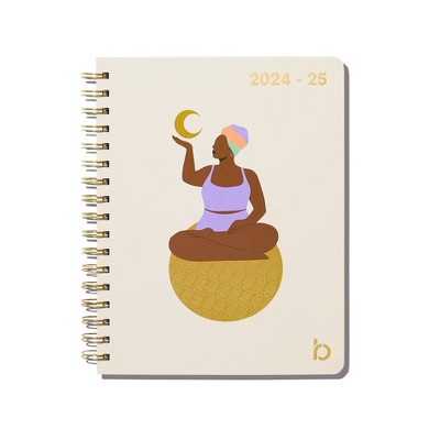 Be Rooted 2024-25 Planner 9"x7" In the Stars: Monthly Spiral Calendar, Paper, All Ages, Off-White