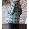 Women's Plaid Top With Button Front - HEIMISH USA - 2 of 2