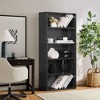 FIRNEWST 5-Tier Industrial Bookcase, 53-Inch Tall Floor - Standing Open Bookshelf for Ample Storage - Sturdy, Rustic Design - 2 of 2