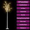 Christmas Tree White Plastic Medium Christmas Tree Other - 3 of 4