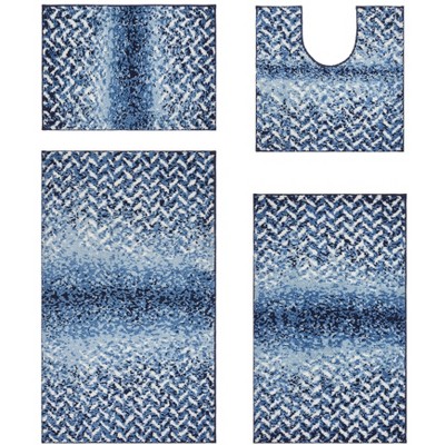 Better Trends Casablanca 100% Micro Polyester Knitted Chevron Pattern 4 ...