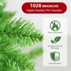 SEVOBAL Artificial Trees 7FT Classic Pencil Christmas Tree Christmas tree Artificial Holiday Tree Pre Lit Christmas Tree, Green, 38.58"*9.45"*84" - 3 of 4