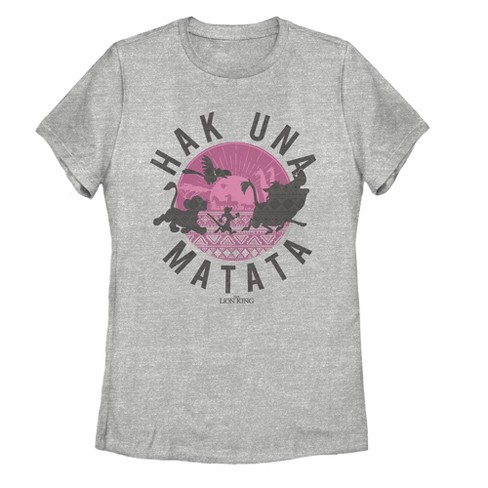 Udlevering håndled videnskabelig Women's Lion King Hakuna Matata Ornate Circle T-shirt : Target