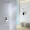 SUMERAIN Contemporary Chrome Tub and Shower Faucet, All-in-One Shower Faucet System with Tub Spout - 3 of 4