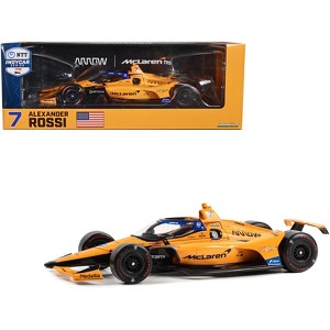 Dallara IndyCar #7 "McLaren" Arrow McLaren "60th Anniversary" "NTT IndyCar Series" (2023) 1/18 Diecast Model Car by Greenlight - 1 of 3
