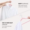 QingMoon Velvet Hanger, Ultra Thin Non Slip Hangers, Strong and Durable Hold Up to 10 Lbs with Swivel Hook for Shirts, Dress and Pant - 2 of 4