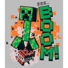 Girl's Minecraft Creeper Boom T-Shirt - 2 of 4
