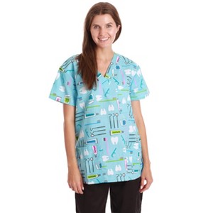 Just Love Women's Medical V-Neck Scrub Tops - 1 of 3