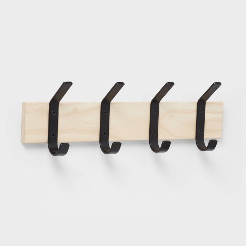 Matt Black Hooks  Matte Black Coat Hooks – Plank Hardware