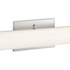 Progress Lighting Phase 1.1 36" Linear LED Bath Bar, Brushed Nickel, 1 Light, Wall Mount, Acrylic Shade - 2 of 4