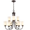 Millennium Lighting Ivey Lake 9 - Light Chandelier in  Rubbed Bronze - 2 of 4