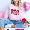 Simply Sage Market Women's Graphic Sweatshirt Happy Valentine's Day Heart - 2 of 4