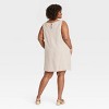 Women's Linen Woven Mini Shift Dress - Ava & Viv™ - 2 of 3
