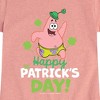 Girls' - SpongeBob Squarepants - Happy St. Patricks Day Fitted Short Sleeve Graphic T-Shirt - 2 of 4