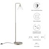 Modway Element Transparent Glass Glass and Metal Floor Lamp - Iron Base, LED Compatible - 2 of 4