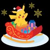 Men's Pokemon Christmas Pikachu Sleigh Sweatshirt - 2 of 4