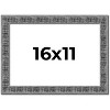 PosterPalooza | Distressed Black Picture Frame - UV Acrylic, Backing Board, Hanging Hardware Included - 2 of 4