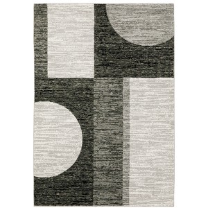 Oriental Weavers Strada STR06 Charcoal/ Grey Indoor Area Rug - 5'3" x 7'3" - 1 of 4