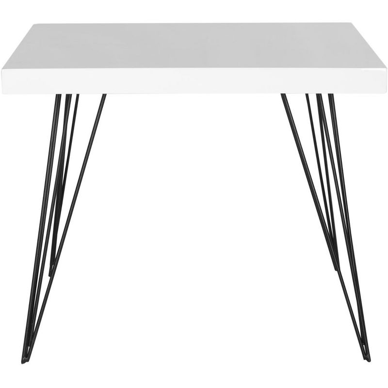 Wolcott End Table - White/Black - Safavieh., 1 of 4