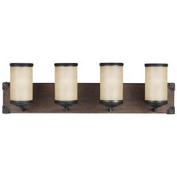 Generation Lighting Dunning 4 Lights Stardust Wall Bath Fixture