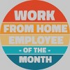 Men's Design By Humans Home office - employee of the month By RandomDudeArt T-Shirt - 2 of 4