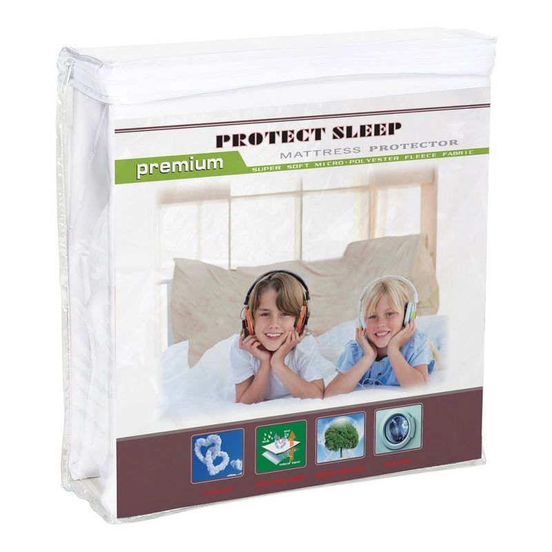 Continental Sleep Ultra Soft-Premium Zippered Mattress Protector, 1 of 9