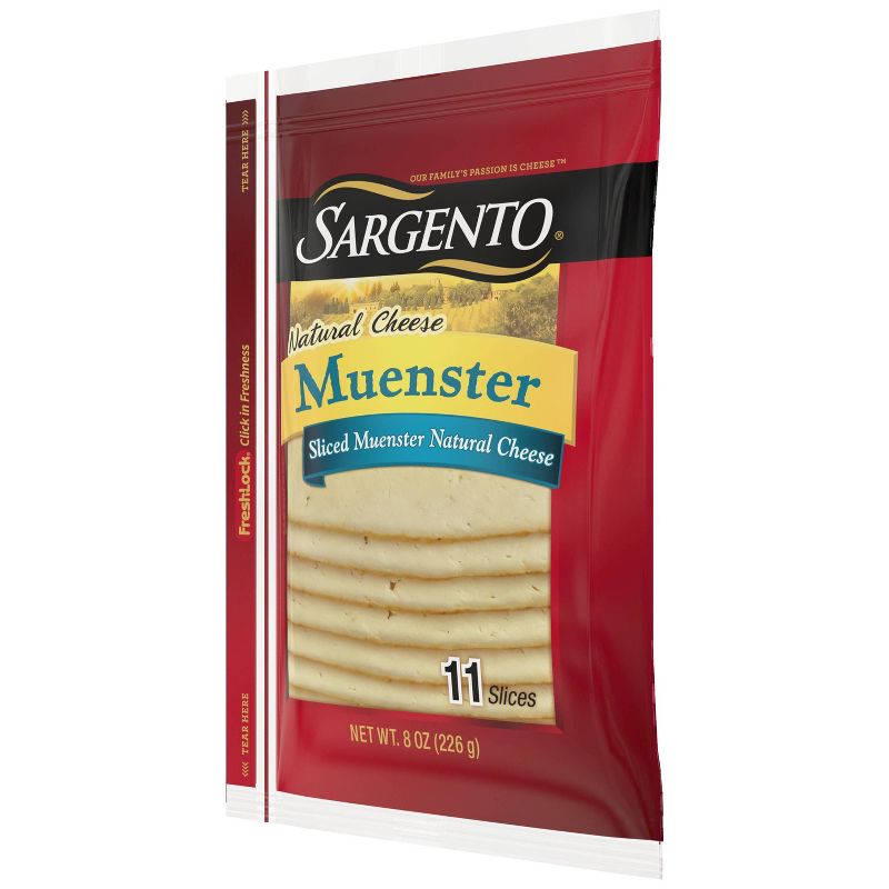Sargento Natural Muenster Sliced Cheese - 8oz/11 slices, 6 of 10